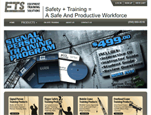 Tablet Screenshot of equipmenttrainingsolutions.com